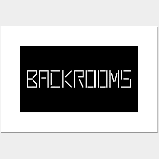 Backrooms (Liminal Space) (white) Posters and Art